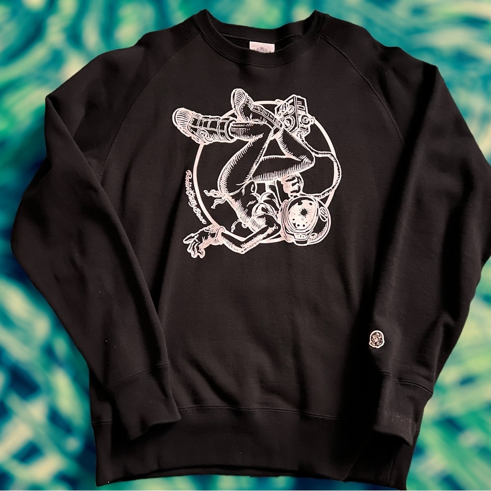 BBC/Ice Cream Rockin' Jelly Bean Space Girl #1 Crewneck - Season 7 Mens size L